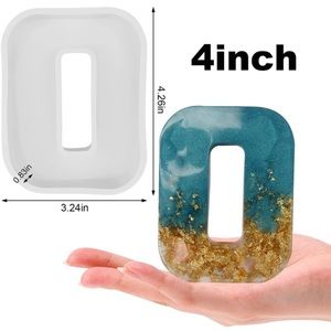 New Alphabet Resin Molds-O